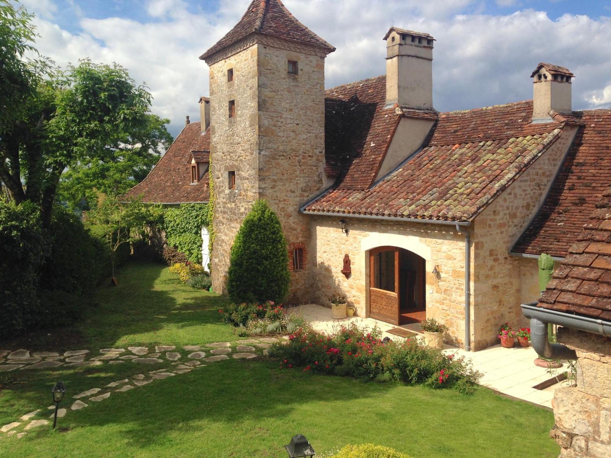 Manoir De Rieuzal Bed & Breakfast Loubressac Ngoại thất bức ảnh